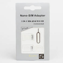 Адаптер nano+micro sim с иглой