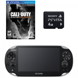 Игровая приставка Sony PS Vita Wi-Fi 4Gb (Black) + COD Black Ops: Declassified + Memory Card