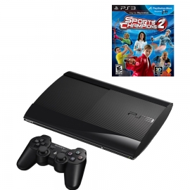 Игровая приставка Sony PS3 Super Slim 500GB (Black) + Sports Champions 2