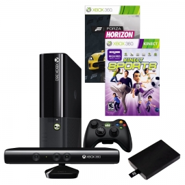 Игровая приставка Microsoft Xbox 360E 4Gb (Black)+ Kinect + Kinect Sports + Forza Horizon + 500 GB HDD