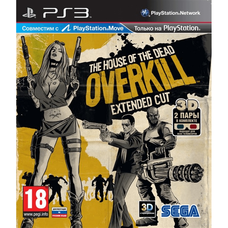 The house of the dead overkill. Ps3 the House of the Dead: Overkill Extended Cut очки. House of the Dead Overkill Extended Cut ps3. House of the Dead: Overkill – Extended Cut, the [ps3, английская версия].
