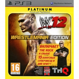 Игра для PS3 WWE'12 WrestleMania Edition Platinum